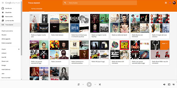 Google Play Musica Web