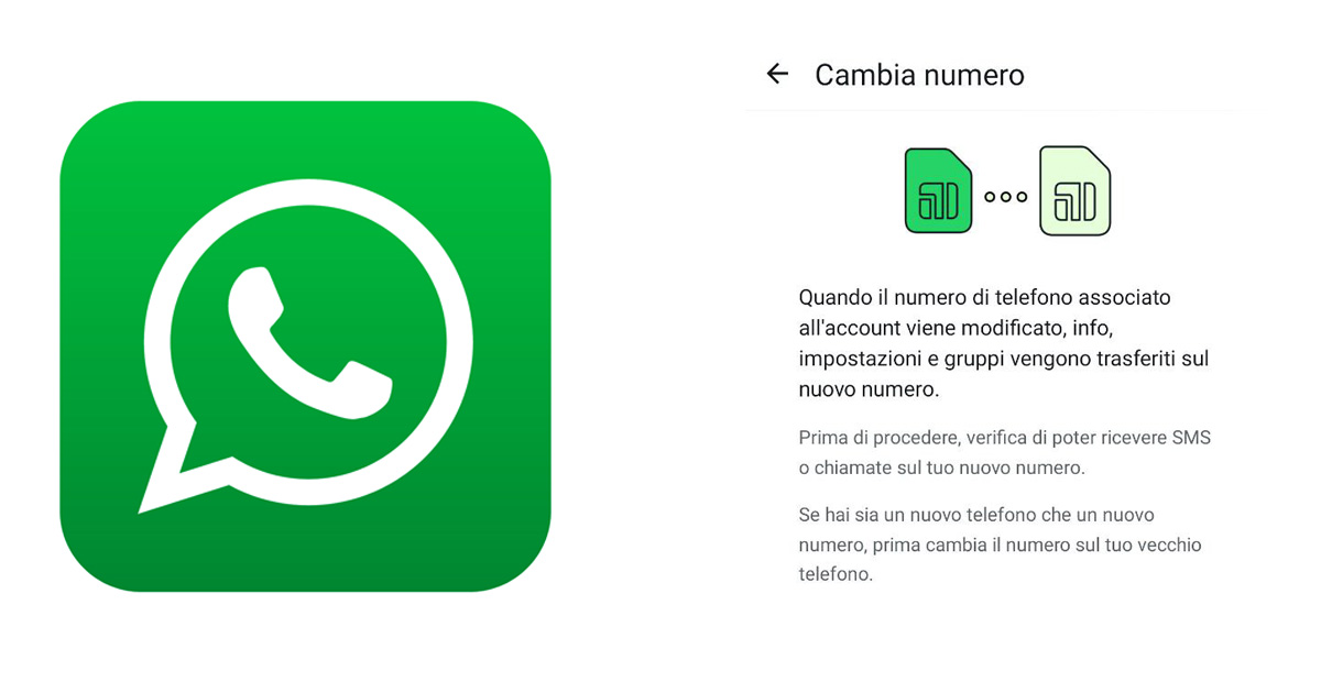 WhatsApp: Come cambiare numero senza perdere le chat WhatsApp: Come cambiare numero senza perdere le chat