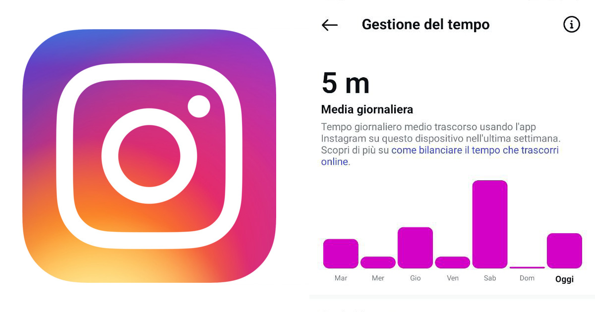 Instagram: Limitare il tempo