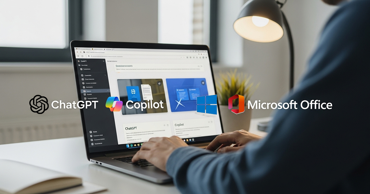 Come Usare ChatGPT e Copilot su Windows per Automatizzare il Lavoro Come Usare ChatGPT e Copilot su Windows per Automatizzare il Lavoro