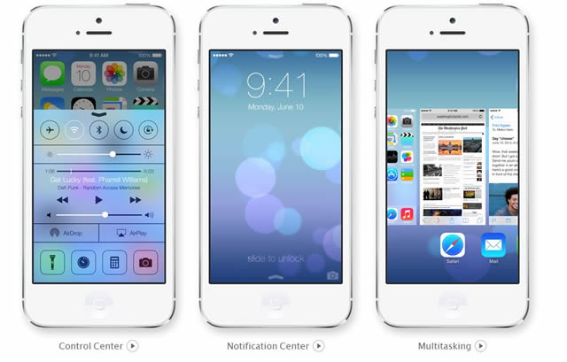 iOs 7 control center