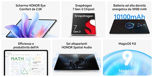 Honor Pad 10 caratteristiche