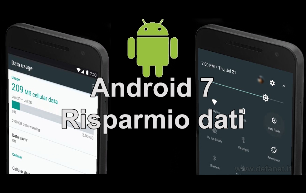 Android 7 risparmio dati