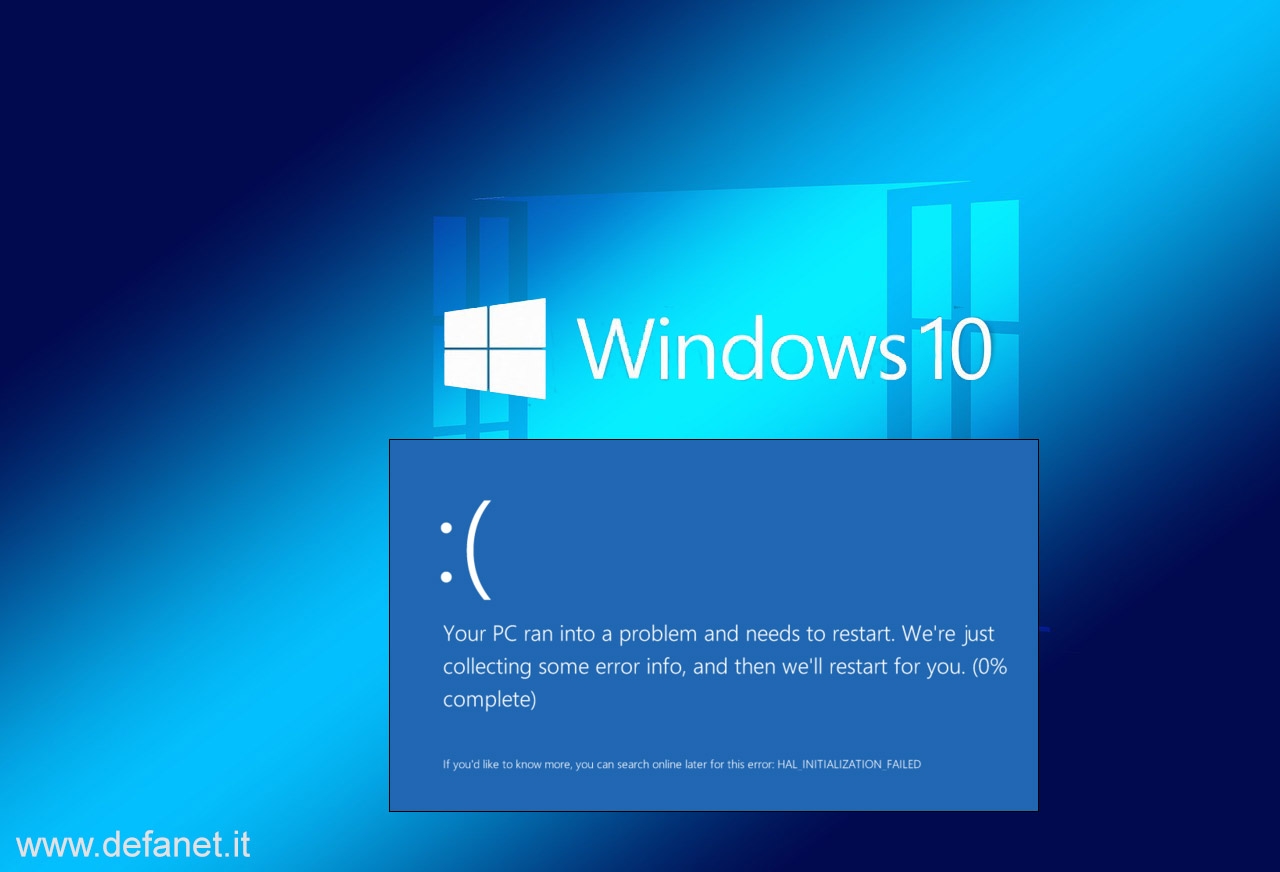 Windows 10: Errore DPC_WATCHDOG_VIOLATION