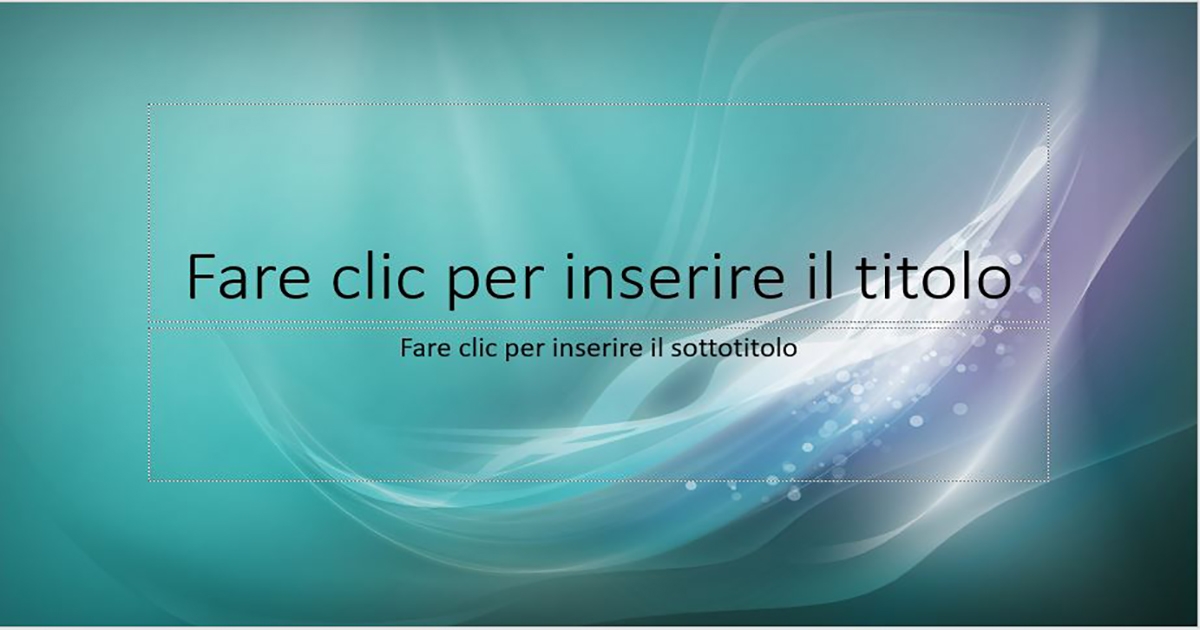 PowerPoint come mettere lo sfondo