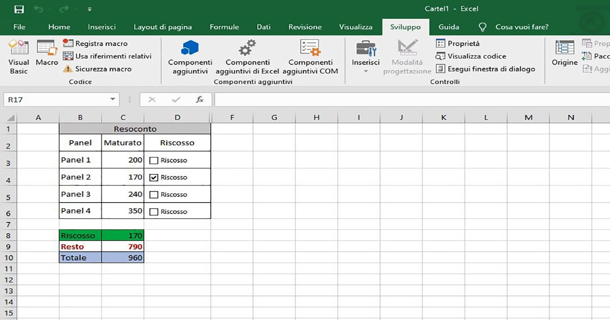 Come creare e usare una casella di controllo su Excel
