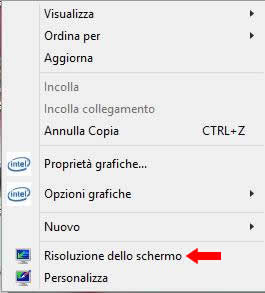 Windows 8 risoluzione schermo