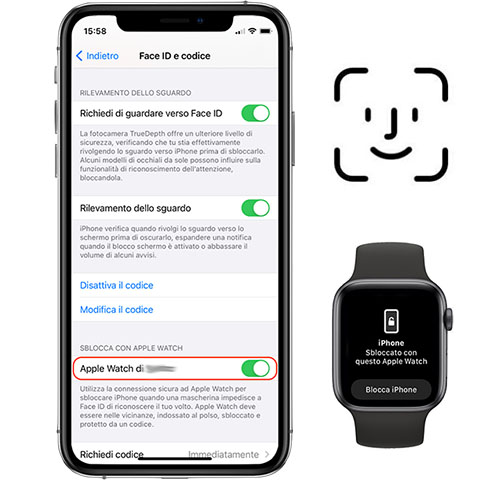 Come sbloccare iPhone con mascherina