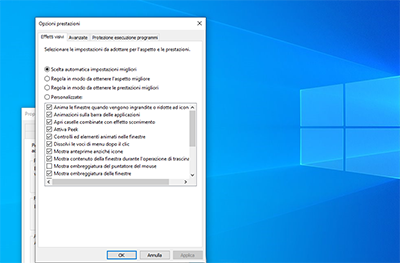 Windows 10 migliorare prestazioni