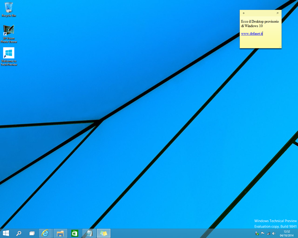 Windows 10 desktop